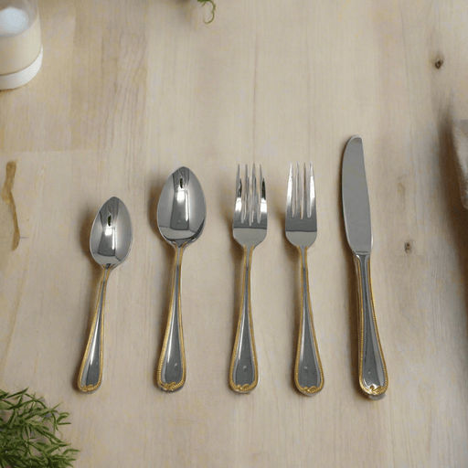 Heritage Heritage Aura ( Gold Accent ) - 5 Piece Place Setting