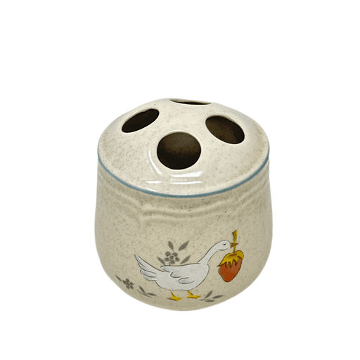 international International Marmalade Geese Toothbrush Holder