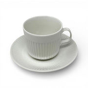 Johnson Brothers Johnson Brothers Athena White Cup & Saucer - Set of 4