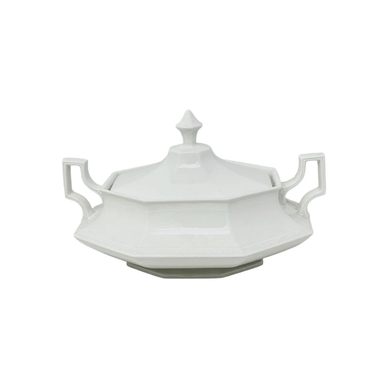 Johnson Brothers JOHNSON BROTHERS HERITAGE WHITE COVERED VEGETABLE DISH   