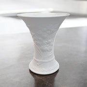 Kaiser Kaiser Bisque Matte Finish Embossed Dogwood Flower 12" Vase
