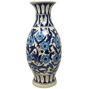 Kitchen Smart Blue Ceramic Large Vase