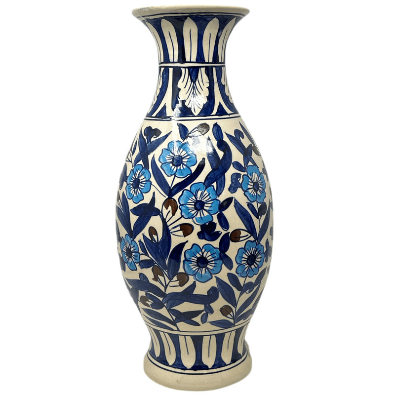Kitchen Smart Blue Ceramic Large Vase