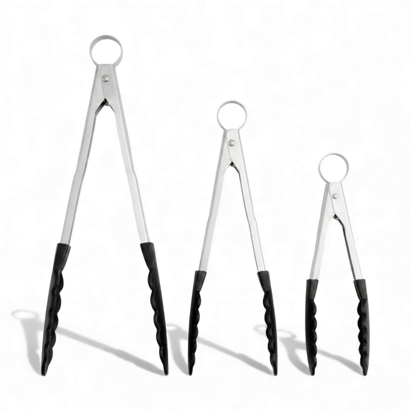 Kitchen Smart Cuisipro Nonstick Nylon Locking Tongs - Set of 3