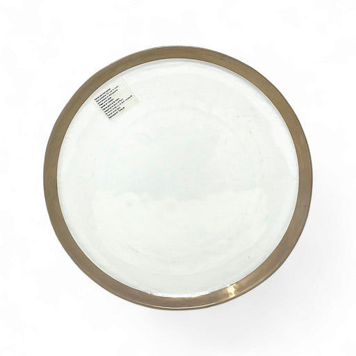 Kitchen Smart La Mediterannea HAND PAINTED GLASS CHARGER PLATE   