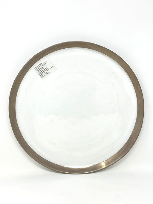 Kitchen Smart La Mediterannea HAND PAINTED GLASS CHARGER PLATE   
