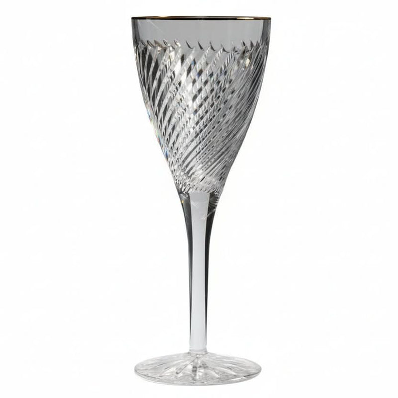 Kitchen Smart Waterford Crystal Arrington Gold Wine Glass