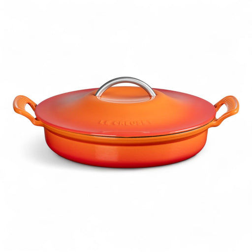 Le Creuset Le Creuset Cast Iron Modern Heritage Shallow Braiser Flame