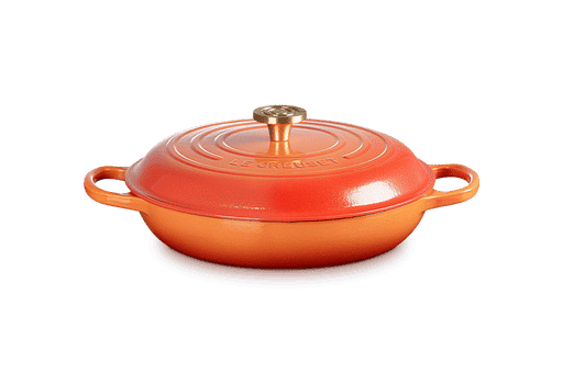 Le Creuset Le Creuset Cast Iron Flamme Dorée Shallow Braiser
