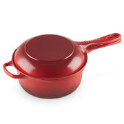 Le Creuset Le Creuset Signature Cast Iron 2-in-1 Multifunction Saucepan + Skillet