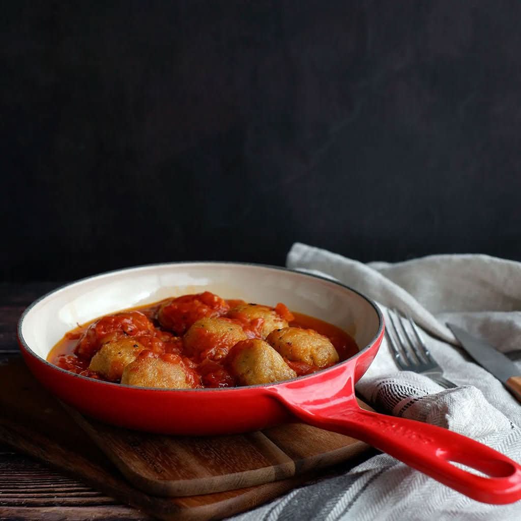 LE CREUSET デュオ・マルチファンクション 22cm Le Creuset Signature Cast Iron 2-in-1 Multifunction Saucepan +