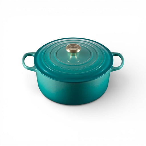 Le Creuset Le Creuset Signature Cast Iron 5.5 QT (5.3L) Round French Oven Bleu Riviera