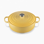 Le Creuset Le Creuset Signature Cast Iron 6.5 QT (6.2L) Shallow Round French Oven Camomille