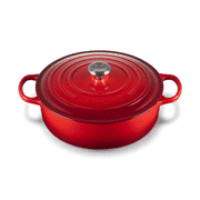 Le Creuset Le Creuset Signature Cast Iron 6.5 QT (6.2L) Shallow Round French Oven Cerise