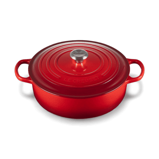 Le Creuset Le Creuset Signature Cast Iron 6.5 QT (6.2L) Shallow Round French Oven Cerise
