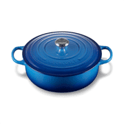 Le Creuset Le Creuset Signature Cast Iron 6.5 QT (6.2L) Shallow Round French Oven Blueberry