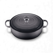 Le Creuset Le Creuset Signature Cast Iron 6.5 QT (6.2L) Shallow Round French Oven Oyster