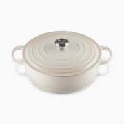 Le Creuset Le Creuset Signature Cast Iron 6.5 QT (6.2L) Shallow Round French Oven Meringue
