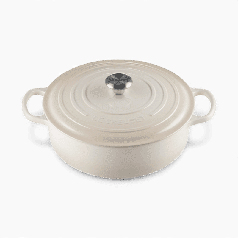 Le Creuset Le Creuset Signature Cast Iron 6.5 QT (6.2L) Shallow Round French Oven Meringue