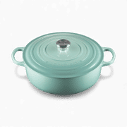 Le Creuset Le Creuset Signature Cast Iron 6.5 QT (6.2L) Shallow Round French Oven Sage