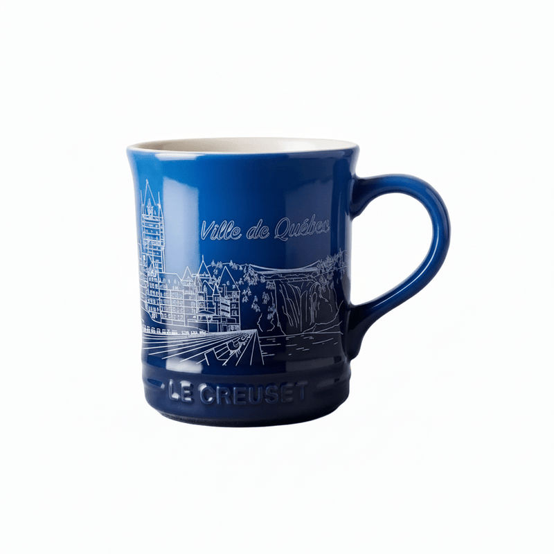 Le Creuset Le Creuset Stoneware Destination Quebec City Cobalt Mug
