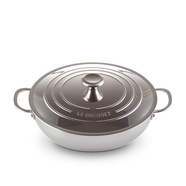 Le Creuset_Stainless Steel 4.8L Braiser with Lid_54121030001191