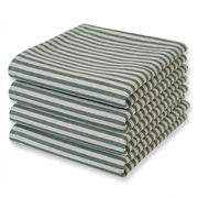 Lemontree Lemon Tree Green Stripe Cloth Napkin - Set of 4