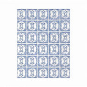 Lemontree Lemon Tree Stone Washed Cotton Reversible Throw Blanket - Blue