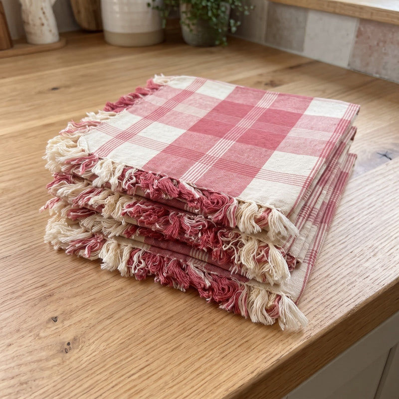 Lemontree_Lemontree Buffalo-Plaid Napkins - Set of 4_