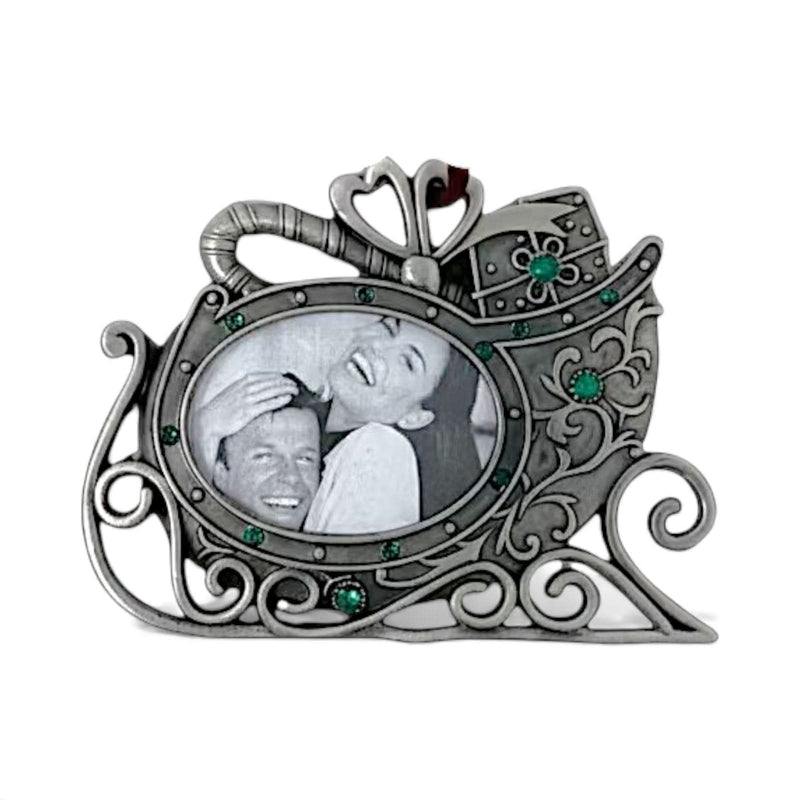 Lemontree Lemontree Pewter Photo Frame Sleigh Ornament Artichaut