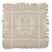 Lemontree_Lemontree Tea Towel Floral Jacquard Cream - Set of 2_