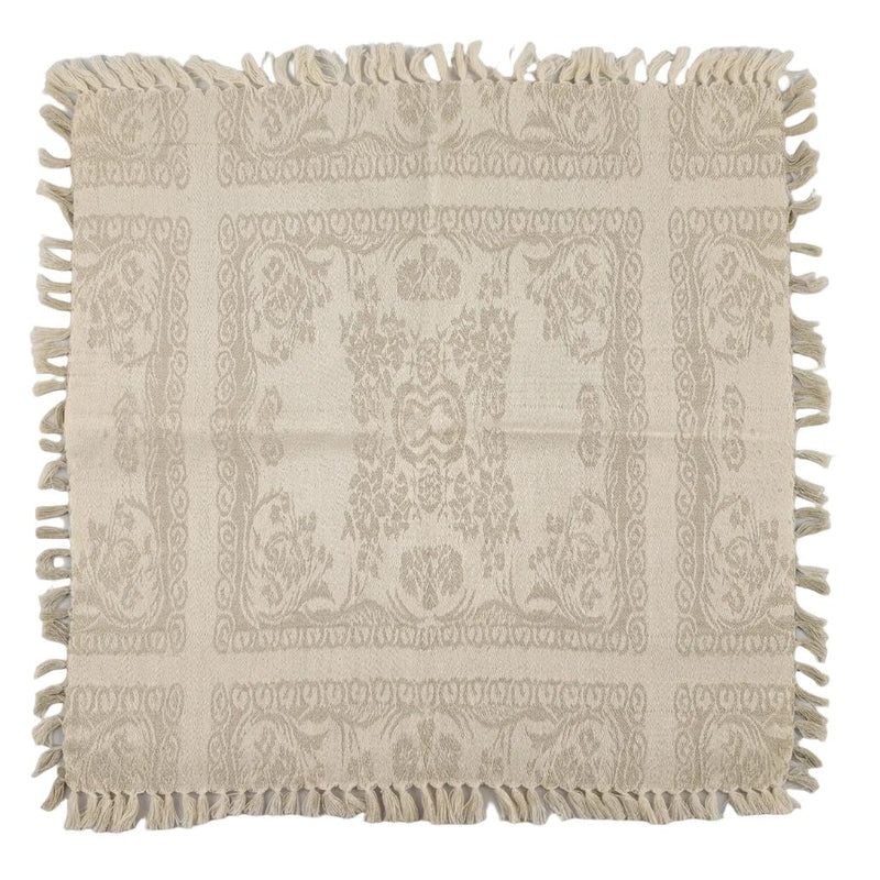 Lemontree_Lemontree Tea Towel Floral Jacquard Cream - Set of 2_