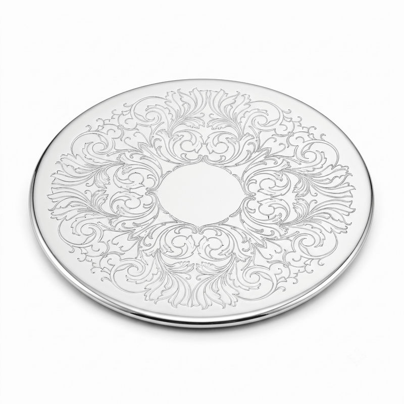 Lemontree_Silver Plated Coaster - Set of 6_