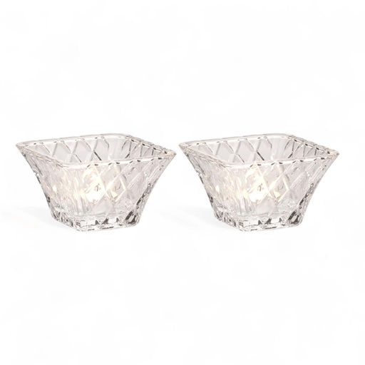 Mikasa Mikasa Diamond Sparkle Votive Tealight Holder - Set of 2