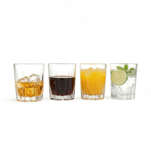 Moda Erika Double Old Fashioned Glasses - Set of 4