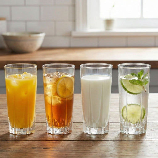Moda Erika Long Drink Glasses - Set of 4