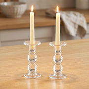 Moda Moda Glass Candle Holders - Set of 2