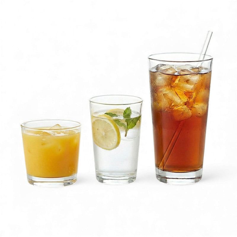 Moda Lucia Everyday Glassware - Set of 18