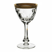 Moser Moser Lady Hamilton Gold Encrusted Band Wine Glass