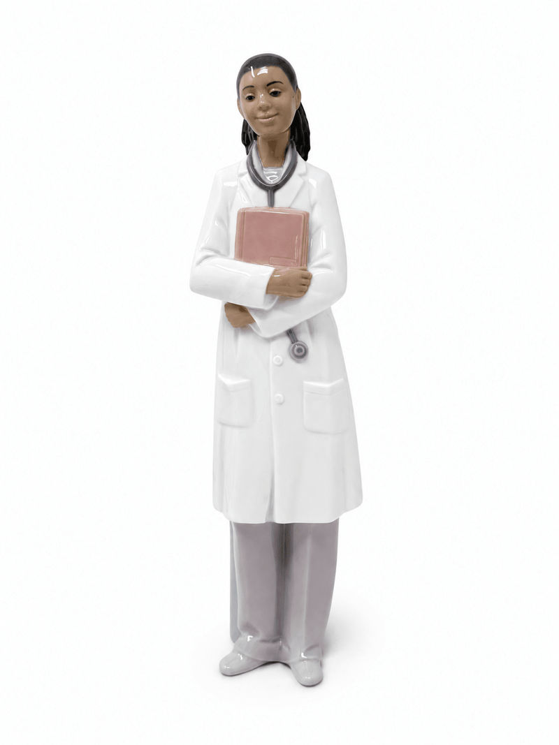 Nao by Lladro Nao by Lladro Black Female Doctor Figurine