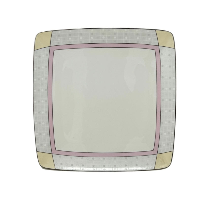 Noritake Noritake Aria Platinum Square Accent Dinner Plate   