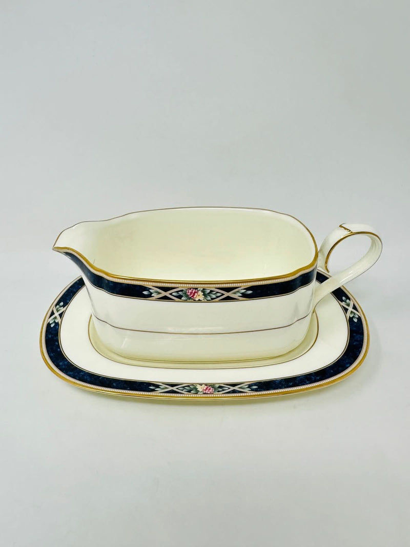 Noritake Noritake Azure Garden Gravy Boat w/ Stand   