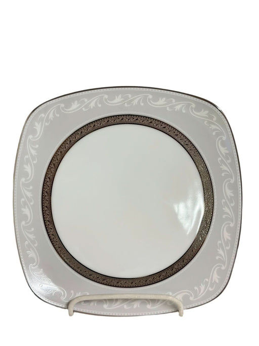 Noritake Noritake Crestwood Platinum Square Accent Plate   