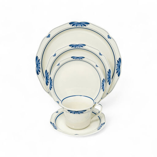 Noritake NORITAKE GALA CUISINE DUTCH TILE - 5 PIECE PLACE SETTING