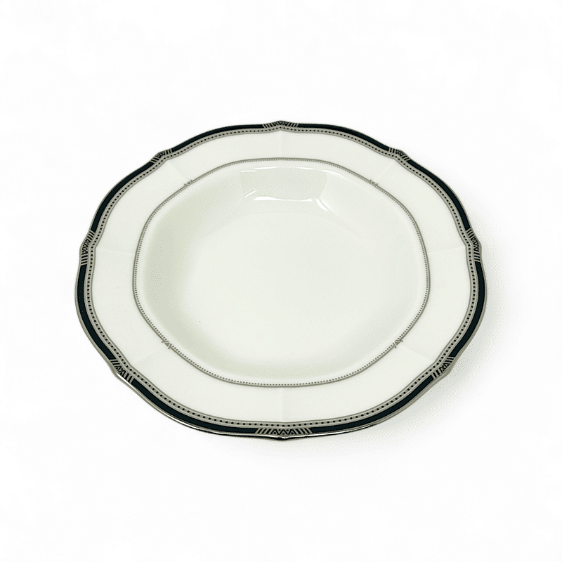 Noritake NORITAKE GILDED PLATINUM RIM SOUP