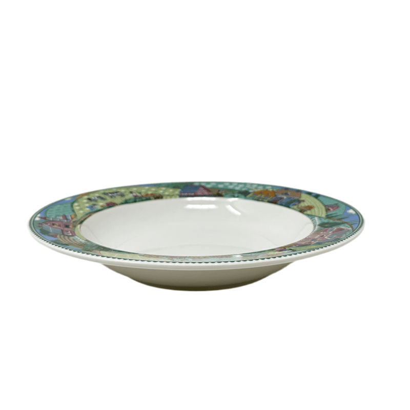 Noritake Noritake Impromptu Country Fences Rim Soup