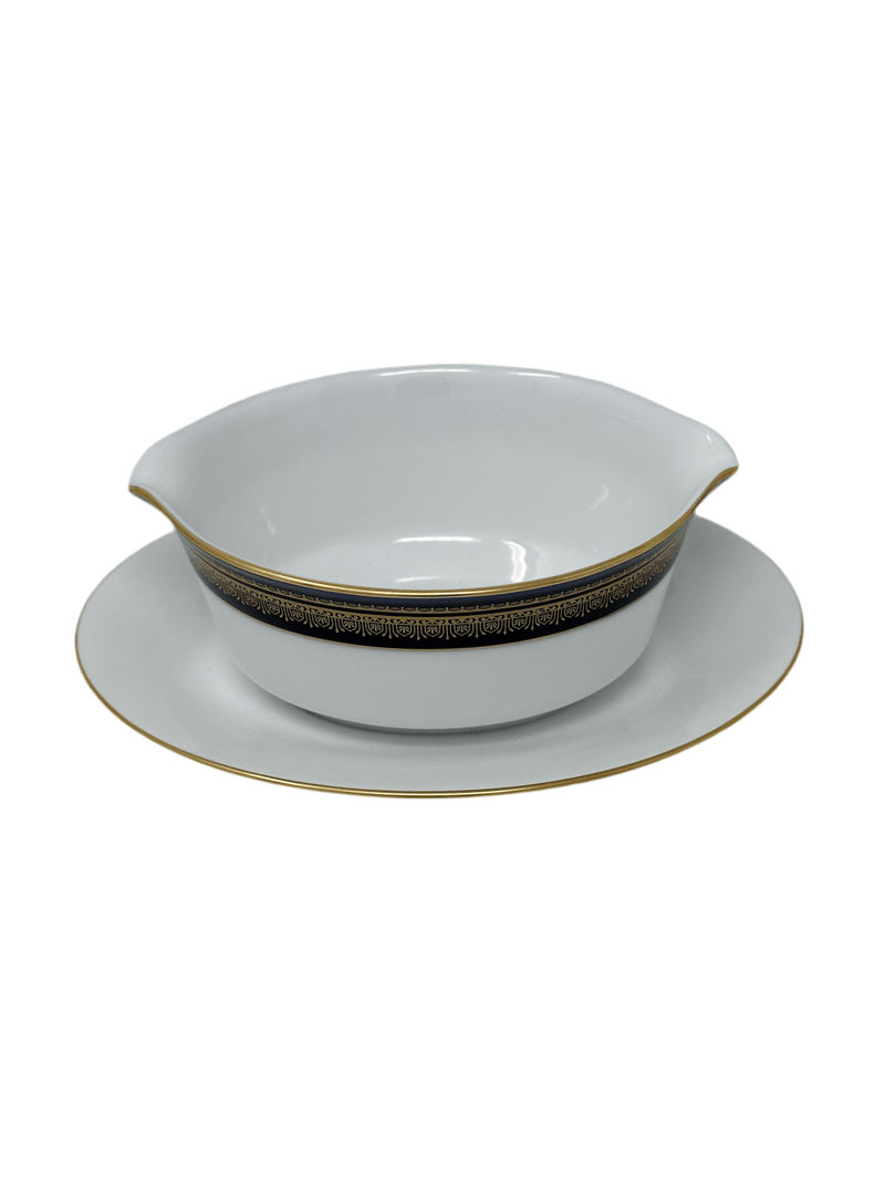 Noritake Noritake Legacy Vienna Gravy Boat with Attached Under Plate