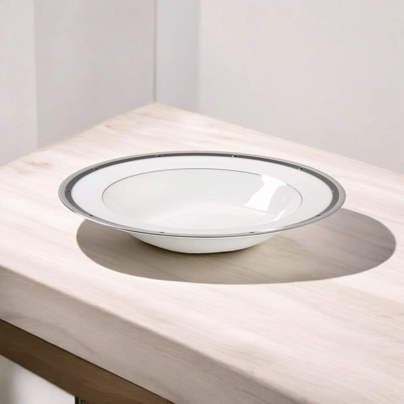 Noritake Noritake Patrina Platinum Rim Soup   