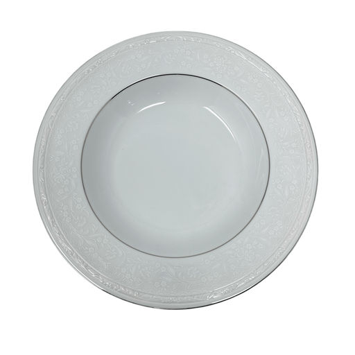 Noritake Noritake Whitecliff Platinum Rim Soup