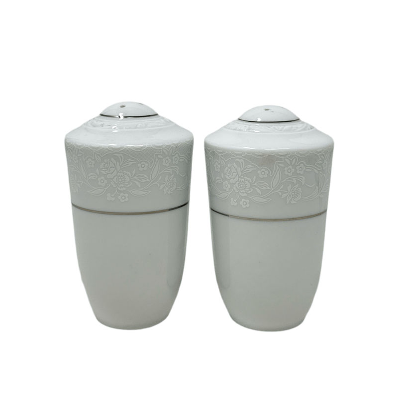 Noritake Noritake Whitecliff Platinum Salt & Pepper Set